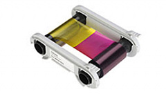 Полноцветная лента (YMCKO) на 500 оттисков с чистящим роликом; для принтера Advent SOLID 700 в Ульяновске